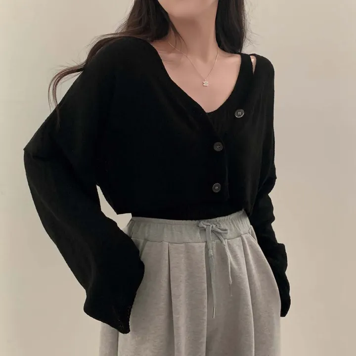 [✨SET가격/3천장 돌파!✨]피부에 달라붙지 않는, 부클 가디건+나시 투피스 세트 상세 이미지 56