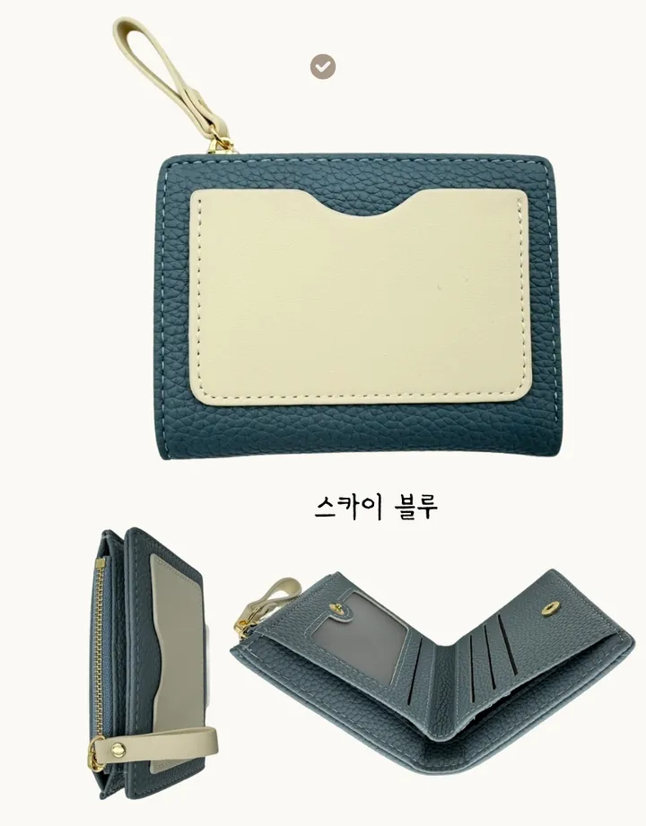 (당일배송/퀄리티보장)2color 투톤 카드지갑 상세 이미지 8