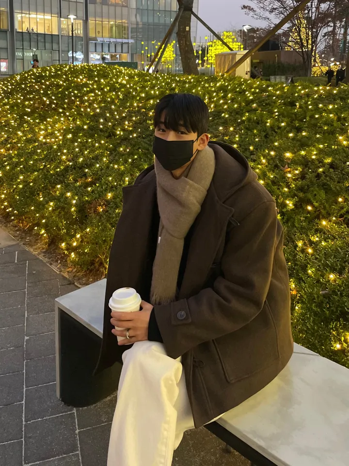 무드 울 후드 숏 코트 3 Color 상세 이미지 21