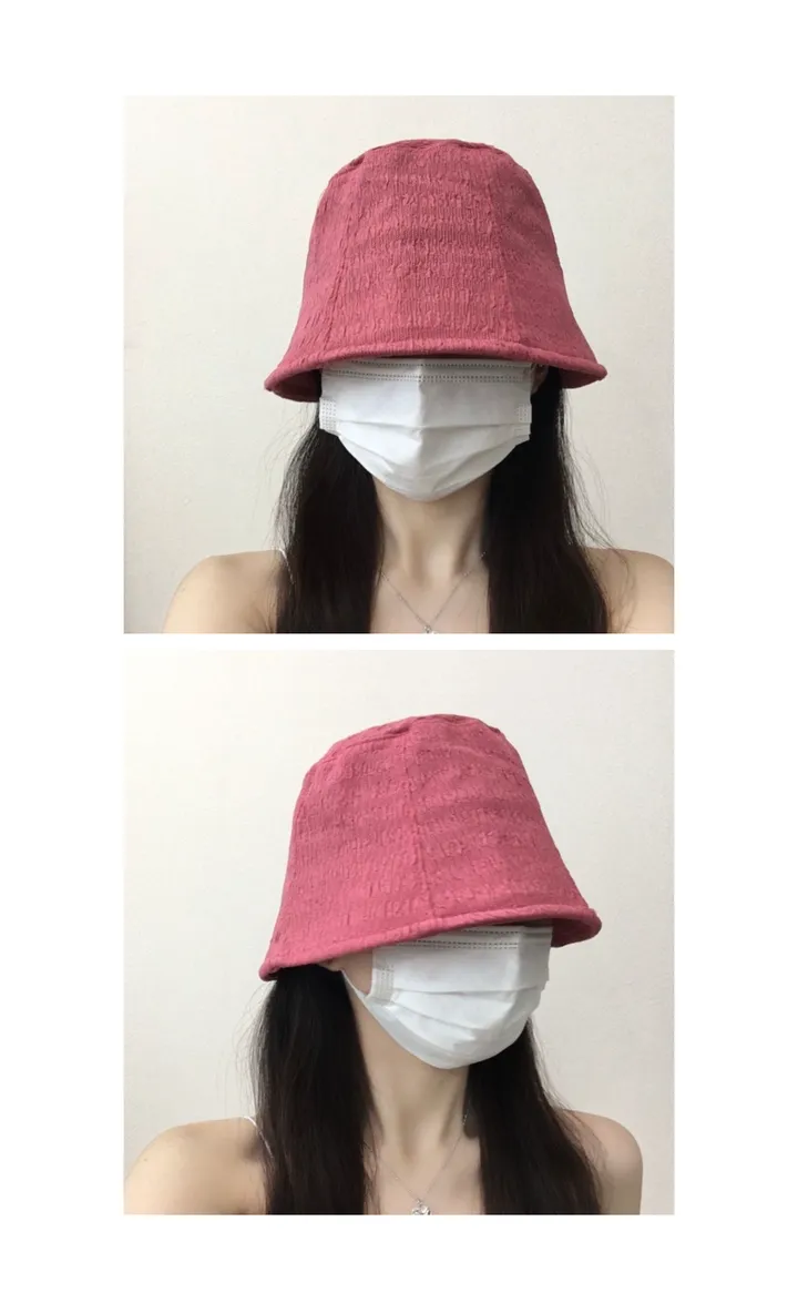 [추가할인/당일출고] 보라빛 주름 벙거지 - 고퀄리티 빅사이즈 연예인핏 데일리 봄 여름 가을 신상 버킷햇 여자 상세 이미지 20