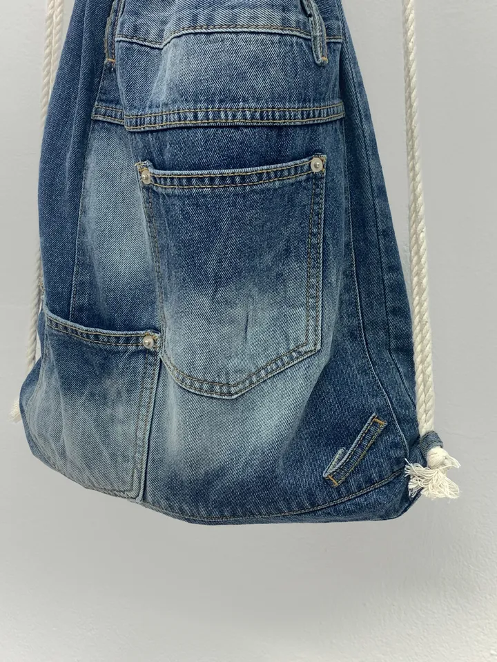 (주문폭주/당일출고) 데님 짐색 / COTI DENIM GYM SACK 상세 이미지 12