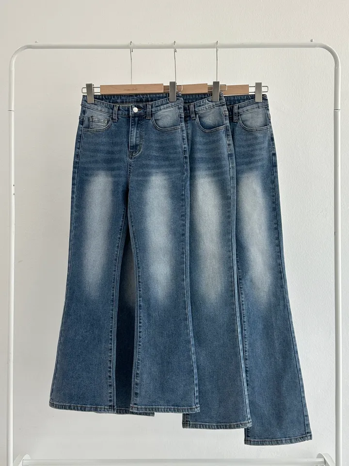 [숏,기본,롱/핏보장🖤/~2XL] 메이빌 쫀득 워싱 슬림핏 하이웨스트 세미 부츠컷 빈티지 데님 팬츠 청바지 키작녀 키큰녀 빅사이즈 4color 상세 이미지 20