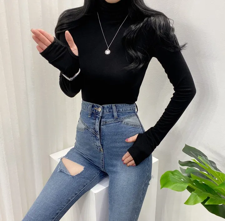 🚀당일발송🚀[묶음할인/8컬러] 가을 겨울 로하 워머 폴라 티셔츠 이너티 상세 이미지 60