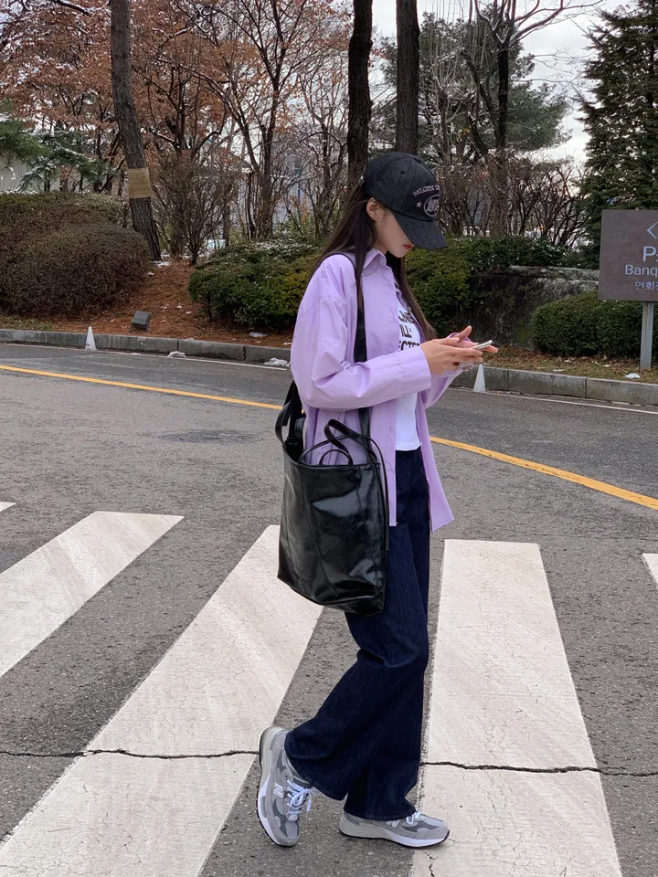 [4천장판매][MADE/핏보장인생셔츠] 에디 프렌치 코튼 오버핏 셔츠 남방 남녀공용 보이핏 레이어드 봄옷 봄신상 봄코디 봄상의 봄셔츠- 7color (KD1457,KD1910) 상세 이미지 86