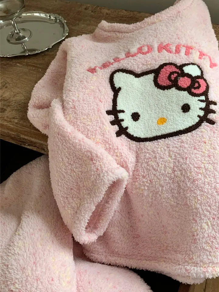 키트 포근 극세사 수면 잠옷 세트 상세 이미지 1