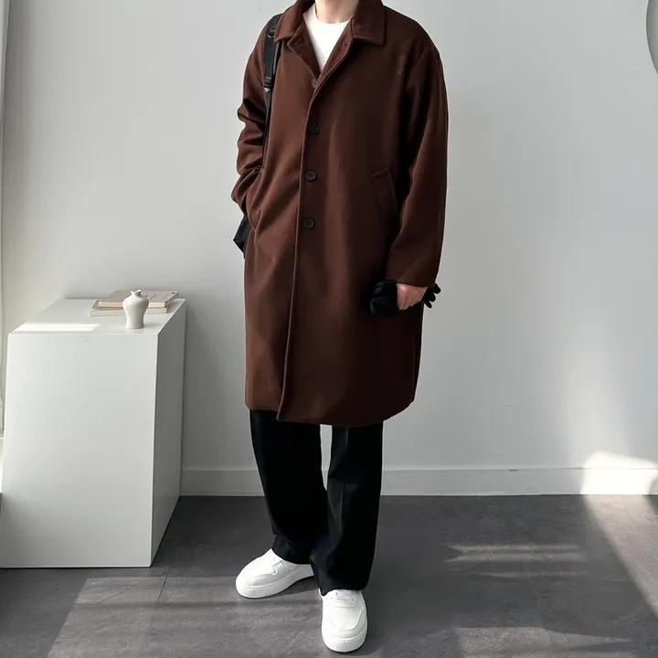오버핏 발마칸 코트 미니멀 빅사이즈 아우터 오버핏발마칸코트 상세 이미지 12