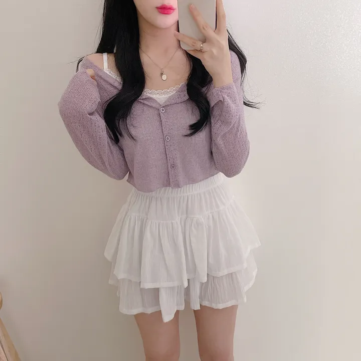 [인기상품] 토이 린넨 크롭 가디건 (4color) 상세 이미지 5