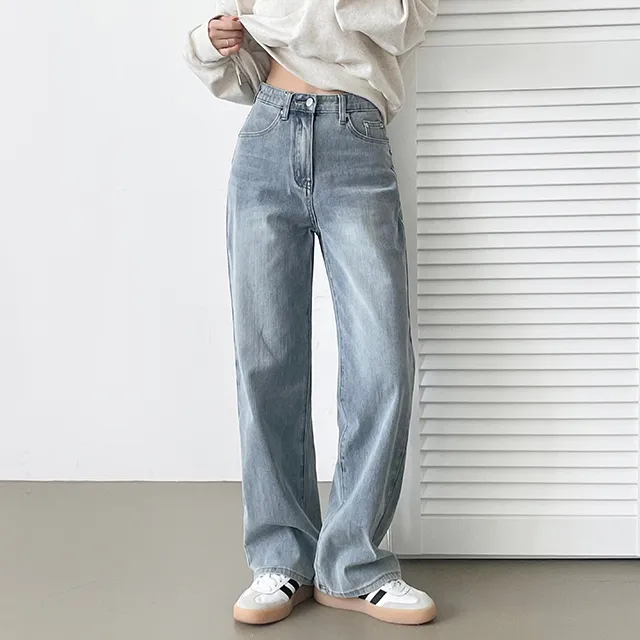 [3기장/S~2XL!] 라이크 그레이시연청+진청 스판데님와이드팬츠 YKK 2color 상세 이미지 2