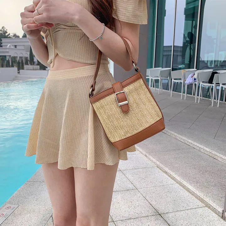 [러블리무드🎀소두핏] 벙거지 버킷햇 꽈배기 그물 뜨개 니트 짜임 모자 봄 여름 휴양지룩 휴가룩 여행룩 3COL 상세 이미지 38