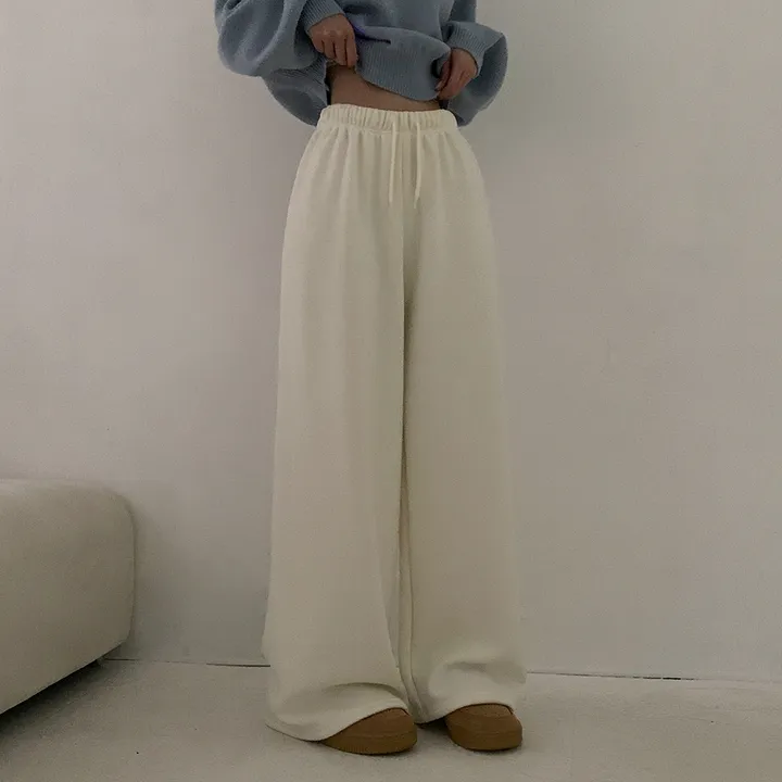 [MADE/숏,기본,롱] 모어러블 밀카 와이드핏 트레이닝 밴딩 롱 팬츠 7colors 상세 이미지 5