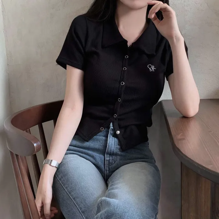 [드디어반팔출시!!/아이보리 당일출고🎉] 자체제작 #크치Made 반팔 ver. 웨하스 슬림핏 카라 골지 반팔 니트 가디건 - cd 상세 이미지 72