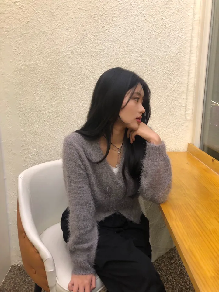 bubble boucle cardigan (2color) 버블 부클 퍼 가디건 상세 이미지 30