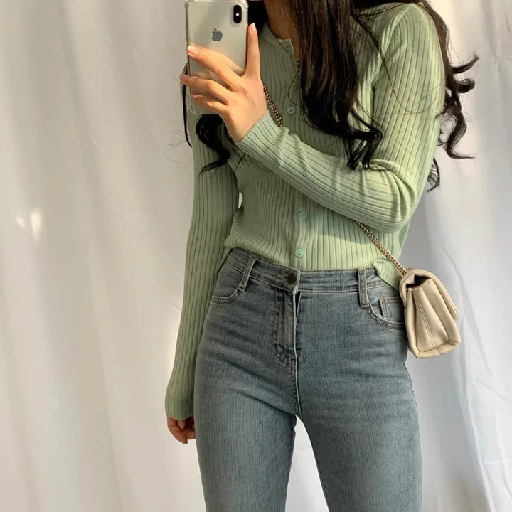 진심 여리핏, 골지 니트 가디건 ;9col 상세 이미지 46