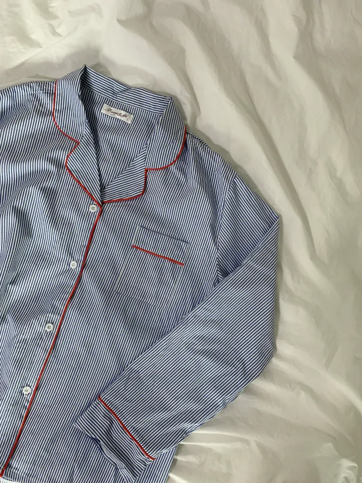 [커플잠옷][2000장돌파] timeless pajamas set 긴팔+반바지 잠옷 세트 상세 이미지 11