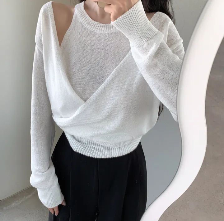 몬로 홀터set 랩가디건 상세 이미지 32