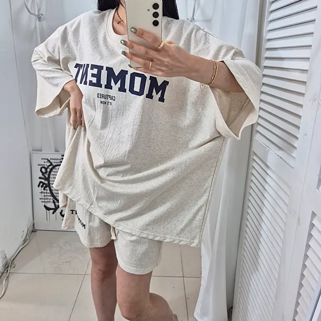 [4COLOR/~3XL] 오버핏 모먼트 트레이닝세트 상세 이미지 11