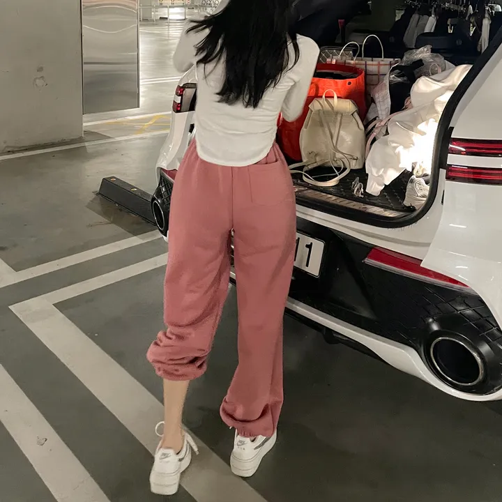 [8color/MADE] 하이퀄리티 웨하스 탄탄 와이드 조거팬츠 봄트레이닝 상세 이미지 54
