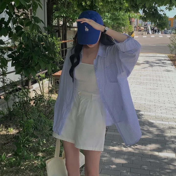 [화이트 비침X/🤍1천장돌파]츄리닝보다 편한, 비죠 원버튼 코튼 숏팬츠 상세 이미지 39