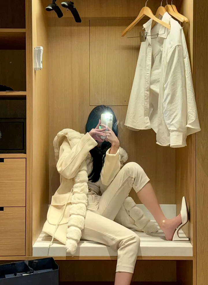 f/w신상[하이퀄] 르망 밍크폭스 후드코트 상세 이미지 9
