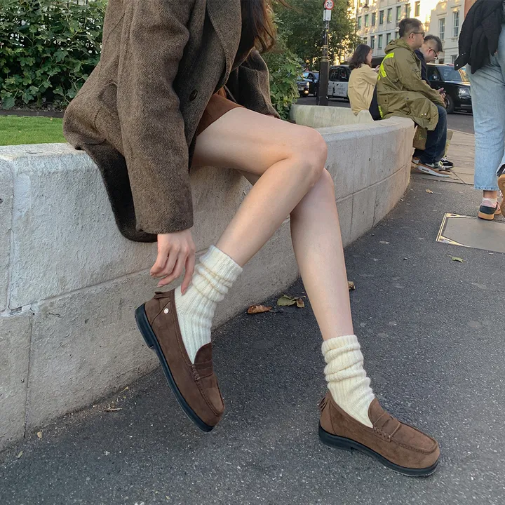[wool70%🤎클래식무드] 모직 헤링본 핸드메이드 하프코트 자켓 반코트 아우터 절개 트임 코트 고퀄리티 루즈핏 봄 간절기 데이트룩 개강룩 4COL 상세 이미지 42