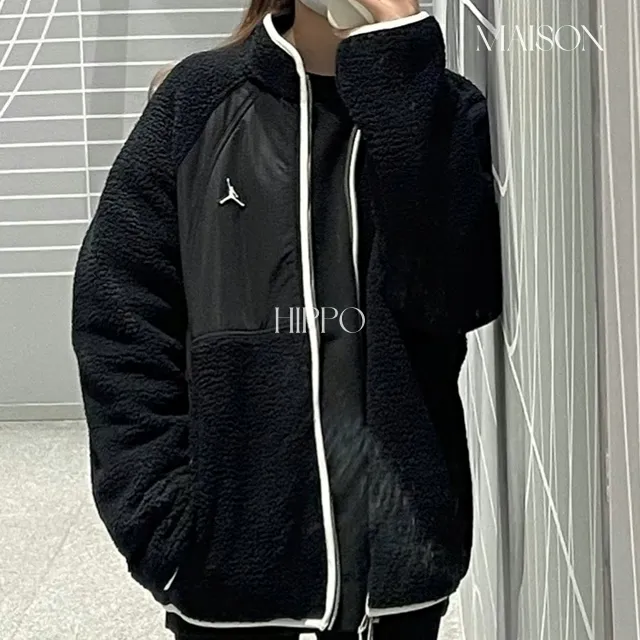 나이키 조던 에센셜 플리스 풀 집업 후리스 자켓 블랙 DV1584-010 상세 이미지 4