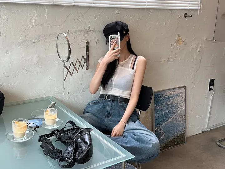 [모델전부소장&교복바지&폴딩데님]𝐄𝐥𝐥𝐞 𝐖𝐢𝐝𝐞 𝐏𝐓 상세 이미지 29