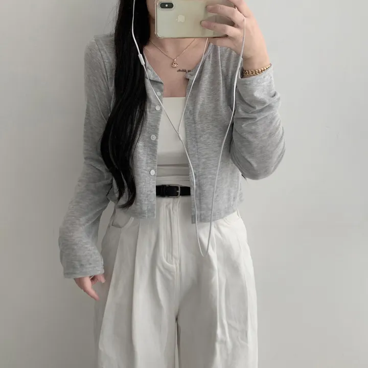 *넉넉여리핏🌸* 청순여리 베이직 크롭 가디건 상세 이미지 6