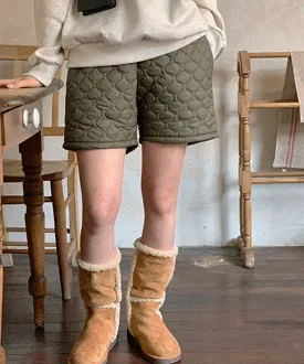 리틀록 퀼팅밴딩쇼츠 (4color)