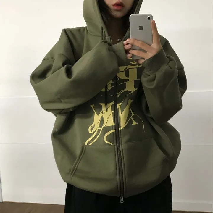 (기모선택/국내)Punk Two way Hooded zip-up - 3color 상세 이미지 26