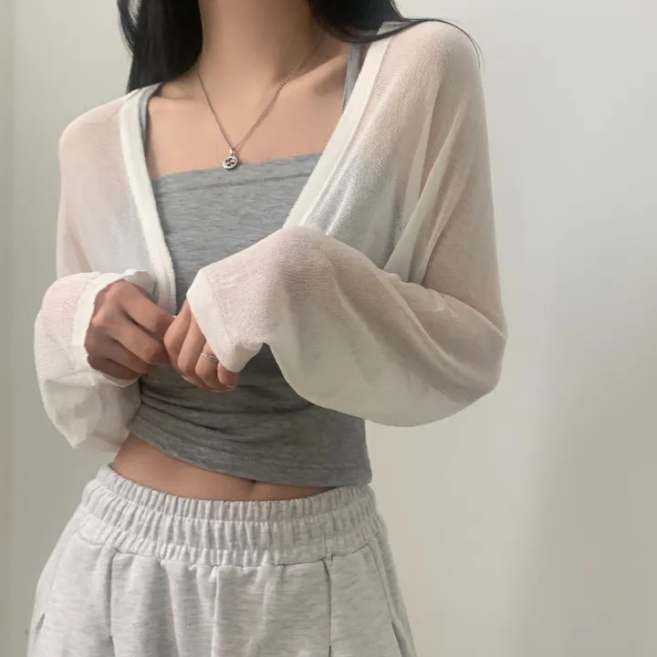 [고퀄버전🤍/가벼워요] 초여리핏, 데일리 긴팔 니트 볼레로가디건 - 5color 상세 이미지 17