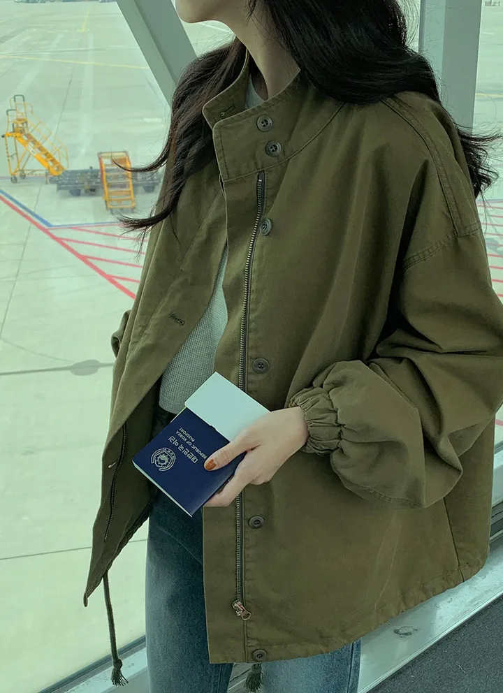 원가이하 세일 반품 교환 불가 야상 박시 루즈핏 봄 자켓 3컬러 가을 봄 옷 여행 점퍼 빅사이즈 남여공용 점퍼 상세 이미지 28