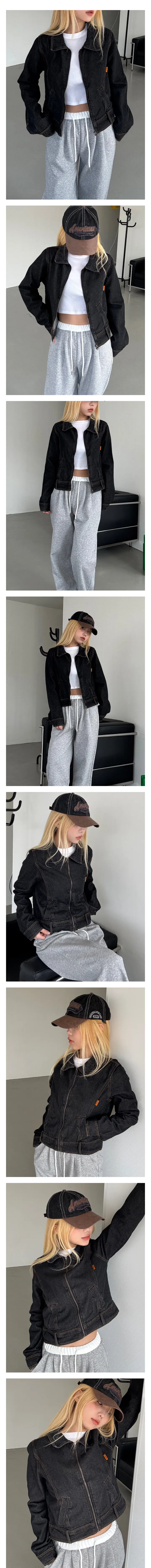 도자 빈티지 생지 데님자켓 상세 이미지 2