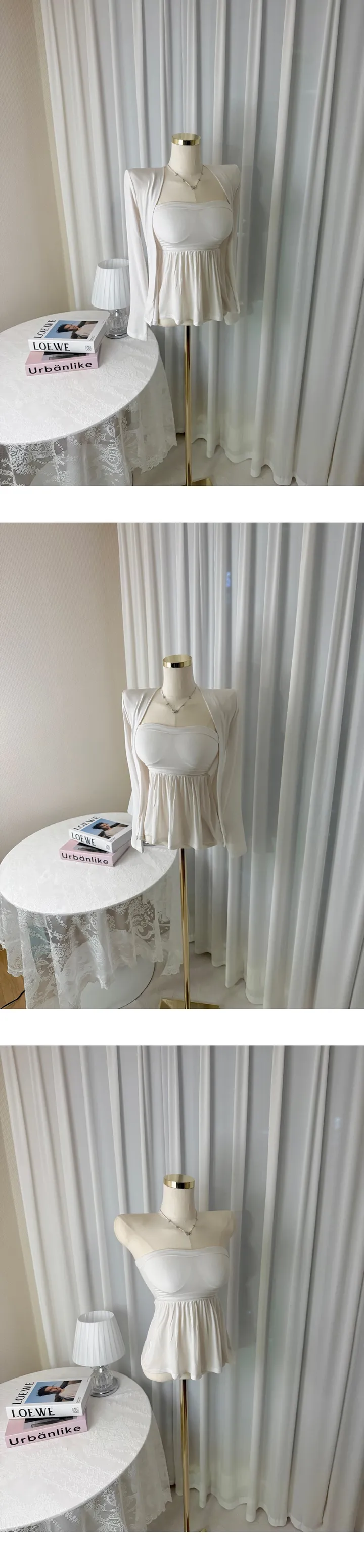 2c 큐린 플레어 탑 가디건 set 상세 이미지 10