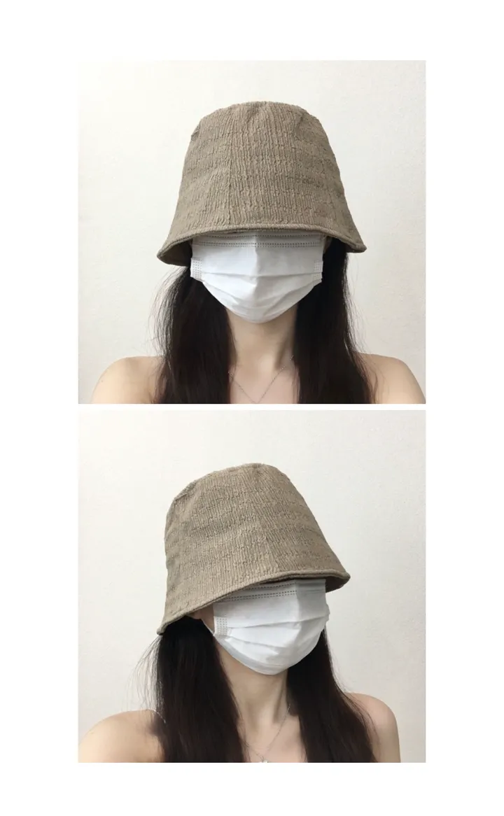 [추가할인/당일출고] 보라빛 주름 벙거지 - 고퀄리티 빅사이즈 연예인핏 데일리 봄 여름 가을 신상 버킷햇 여자 상세 이미지 25