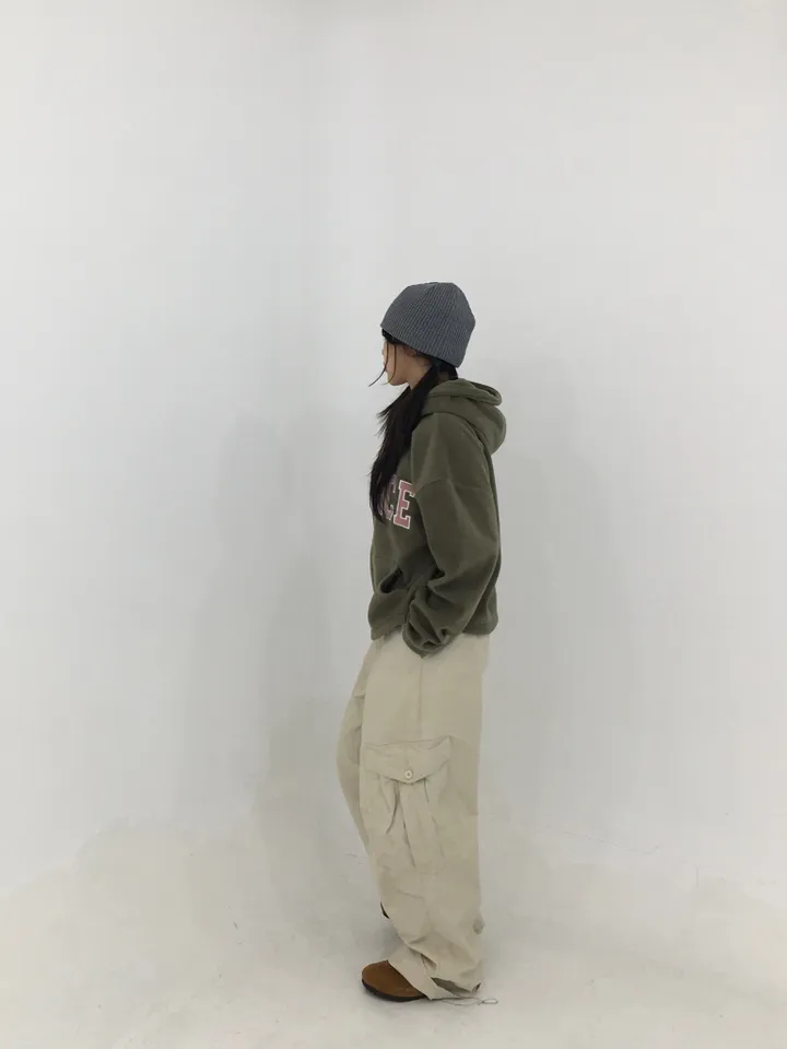 자수 후리스 후드집업 상세 이미지 15