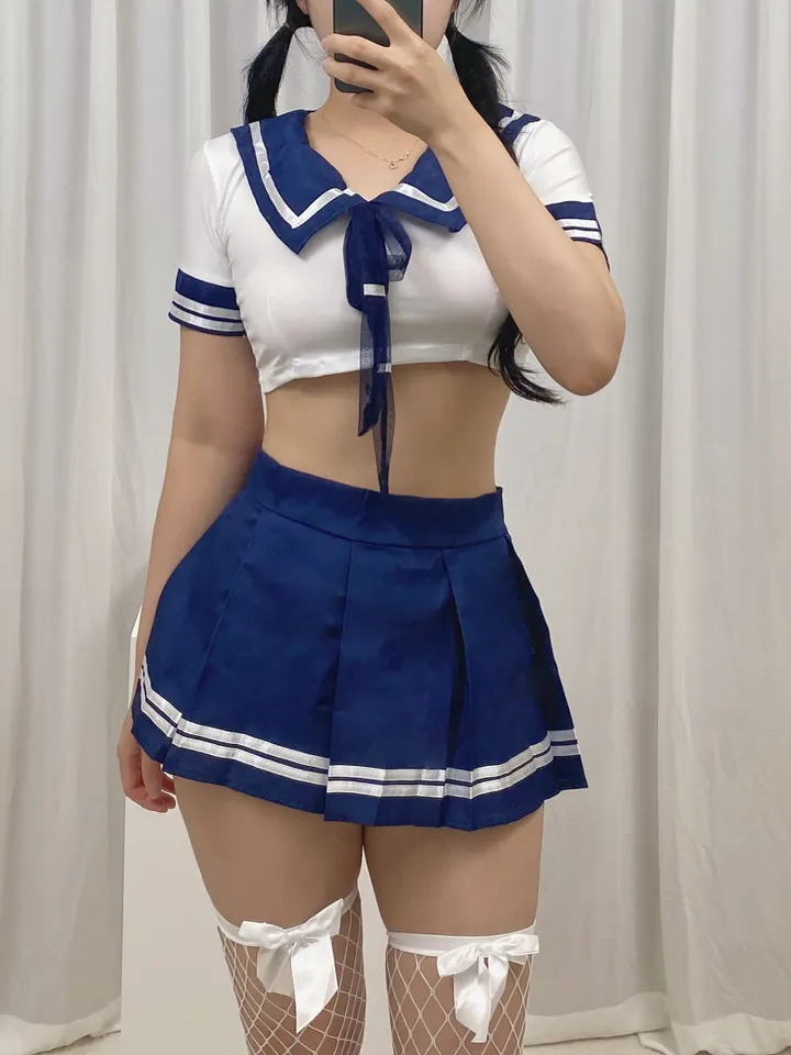 [ᰔ스타킹증정ᰔ/S-XL] 세라복 교복 할로윈 코스튬 졸업사진 남자친구 이벤트의상 방송 클럽 미니원피스 파티룩 빅사이즈 c1 상세 이미지 4