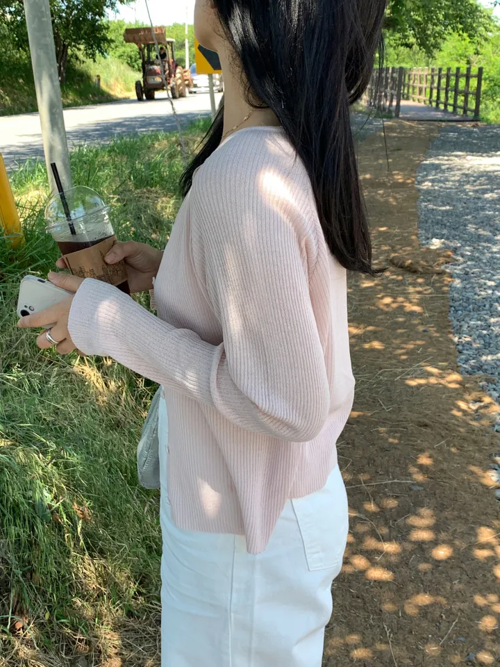[2000장돌파🍧]샤베트 골지 여름가디건 상세 이미지 35