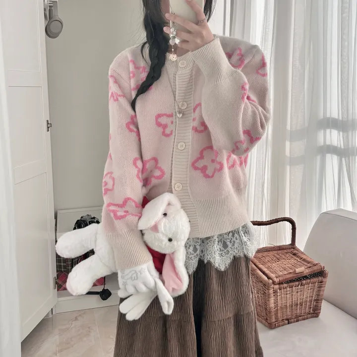 [뭉개구름💭/러블리] 입는순간 귀여움*-* 하튜 탄탄 데일리 니트 가디건 상세 이미지 21