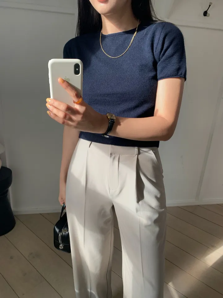 [Cashmere] Momo half knit (4color) 상세 이미지 34