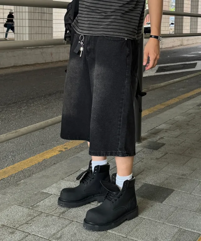 【SATIIIZ】Reves ST Carpenter Bermuda Pants SATIIIZ】Oldie Carpenter Bermuda Denim Pants (SATiiiZ/デニム