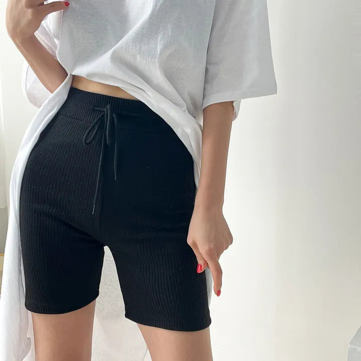 쫀쫀 스판 스트링 4부 골지 레깅스 3color 상세 이미지 38