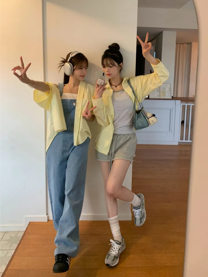 [4천장판매][MADE/핏보장인생셔츠] 에디 프렌치 코튼 오버핏 셔츠 남방 남녀공용 보이핏 레이어드 봄옷 봄신상 봄코디 봄상의 봄셔츠- 7color (KD1457,KD1910) 상세 이미지 98