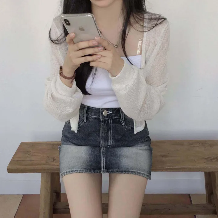 [햇빛차단☀️/블랙 당일출고!] 자체제작 #크치Made 순애 린넨 세미 크롭 볼레로 여름가디건 - cd (장마룩,워터밤,흠뻑쇼 필수템) 상세 이미지 99