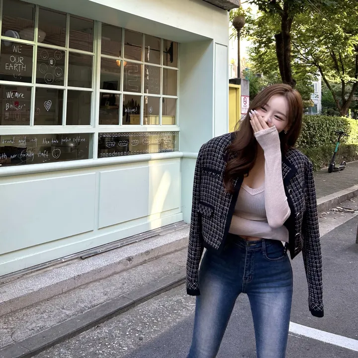 [허얇엉크!쫀득/4size] 치즈링 진청 워싱 반하이웨스트스키니 / 하이웨스트스키니 반하이스키니 진청스키니 워싱스키니 워싱청바지 쫀쫀핏스키니 들뜸제로 상세 이미지 14