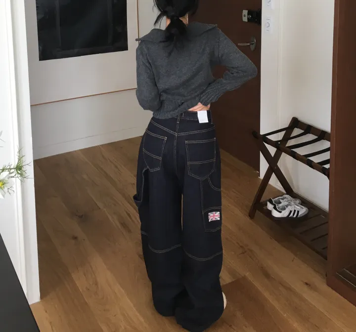 [간절기신상/허리잘록!] 데일리 투웨이 카라넥 하이넥 세미 크롭 니트 집업 상세 이미지 12