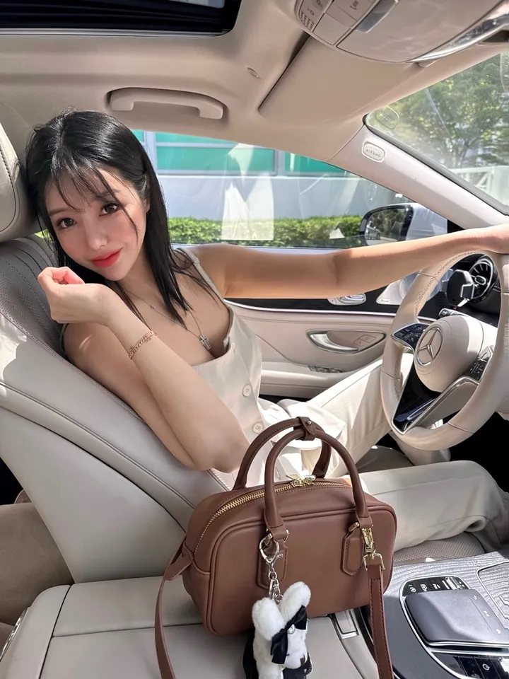 [👜주문폭주/당일발송/MD추천] 천연소가죽 스퀘어 레더 숄더백 크로스백 토트백 핸드백 미유 가방 3COLOR 상세 이미지 1
