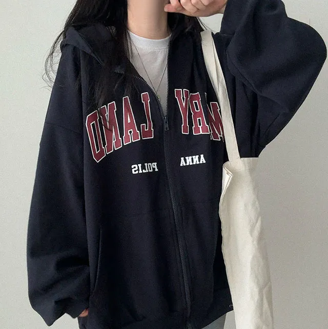 [박시핏!/간절기집업] 가을 메리 박시 후드집업 (4color) 상세 이미지 14
