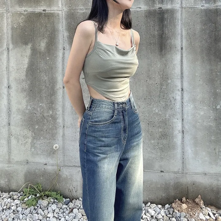 [당일출고] #누적10만장 썸머ver [MADE] 블림진 오버핏 딥 브러쉬 롱 와이드 데님 팬츠 (기장선택) 상세 이미지 194