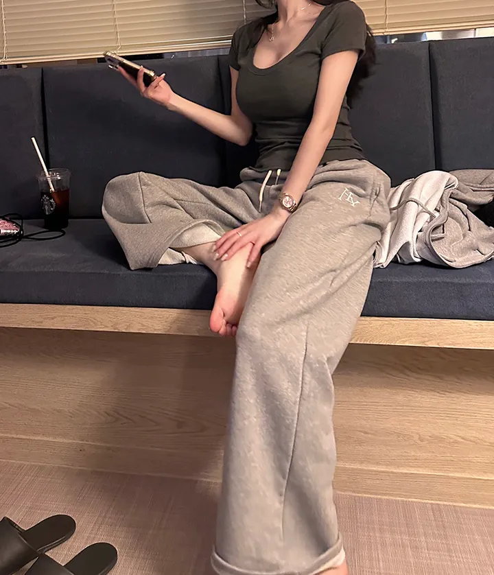 *DM폭주*[MADE][말라핏보장/인생템] 여리말라 유넥 골지 반팔티 유넥반팔 여리핏반팔 기본반팔 상세 이미지 19
