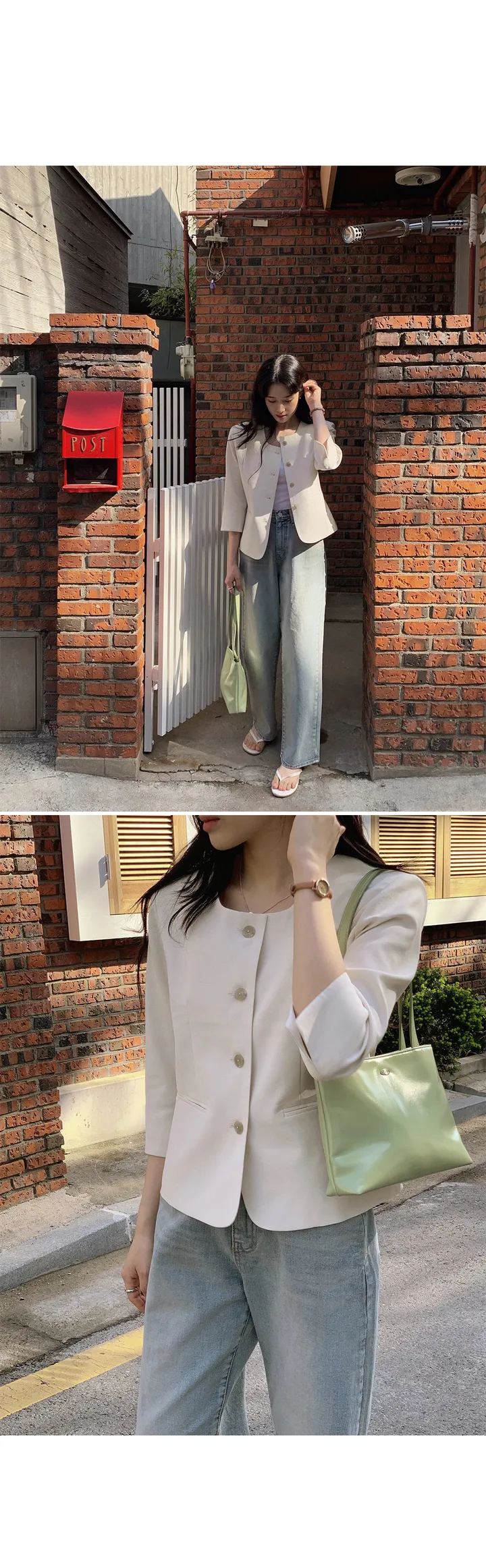 [🤎데일리/가벼움] #LENTO. Bazil Everyday bag  - 5 color (SLOWMADE/자체제작/비건레더/플레인/실버백/글로시) 상세 이미지 53